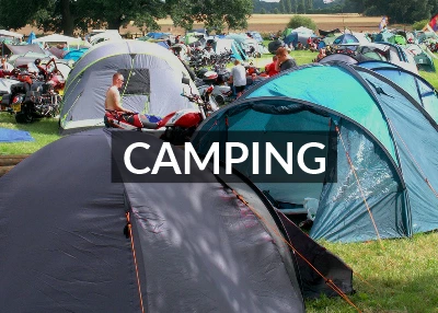 tents in main field