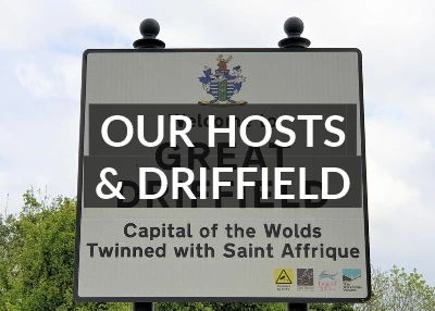 Sign post of Driffield - Capital of the Wolds